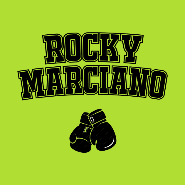 Rocky Marciano Boxing Tshirt by The Great Outdoors