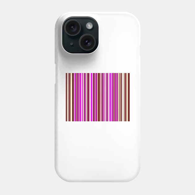 Little bit of Pink Pinstripe Phone Case by bywhacky