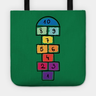 Hopscotch design Tote