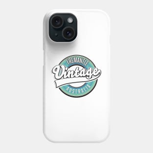 Fremantle australia vintage style logo Phone Case