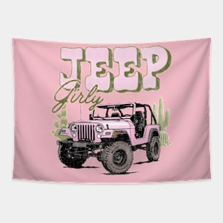 Jeep Girly Tapestry