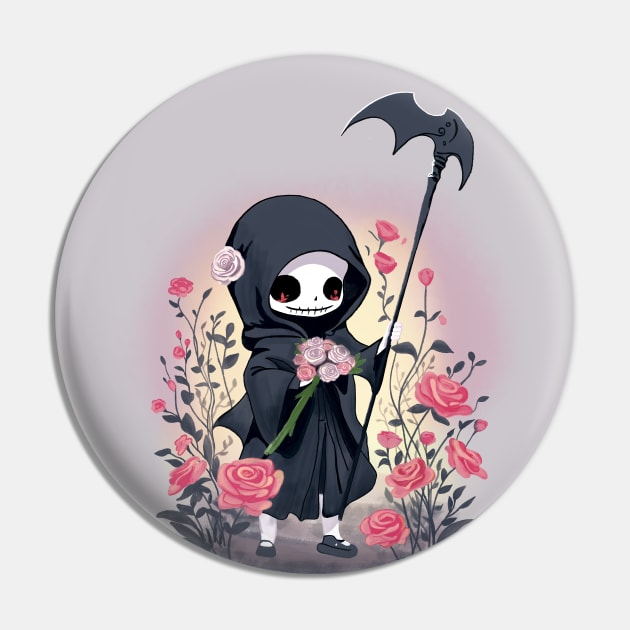 Grim Reaper in Love Pin by CreativeSage