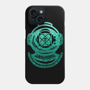 Retro Vintage Diver Helmet Skull Phone Case