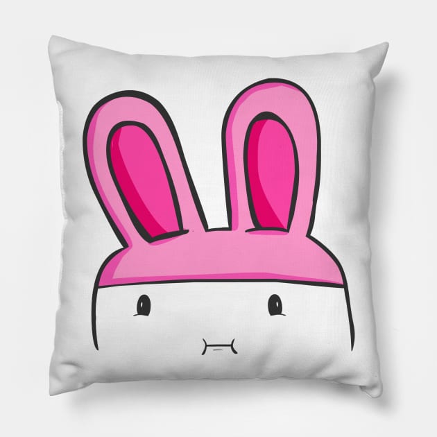 Pink Bunny Pillow by Namarqueza