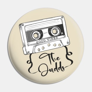 Good Vibes The Judds // Retro Ribbon Cassette Pin