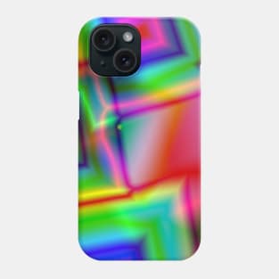 multicolored rainbow abstract texture art Phone Case