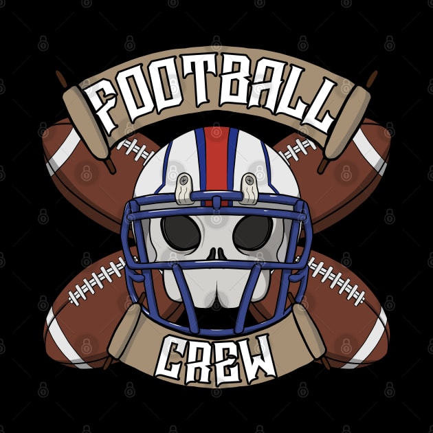 American Football Crew Jolly Roger by RampArt