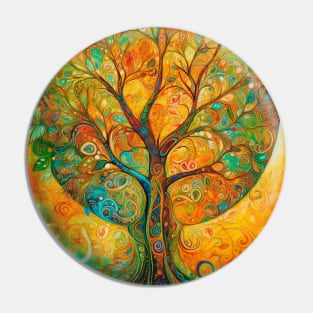 Eternal Roots: Delving into the Depths of the Tree of Life Mandala Pin