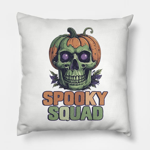 Spooky squad Pillow by RusticVintager