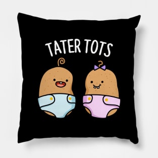 Tater Tots Cute Potato Pun Pillow