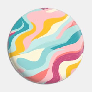 Autumn Nostalgia: Retro Pastel Doodle Delight Pin