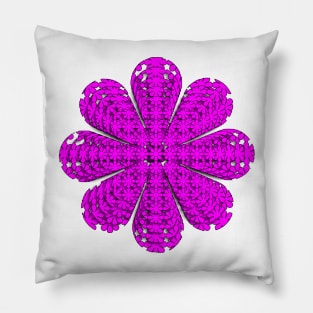 Flower Optical Illusion Pillow