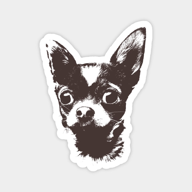 Chihuahua T-shirt - Chihuahua lovers Magnet by Manutees