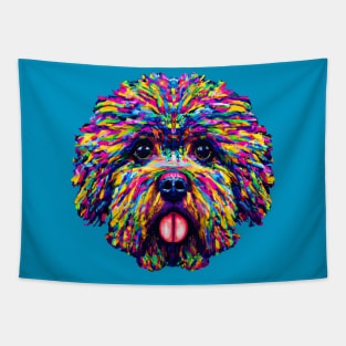 Adorable Bolognese Dog Fluffy Artwork Tapestry