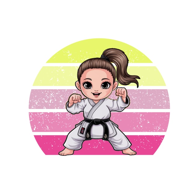 Karate Girl Kickin' In With by Montony