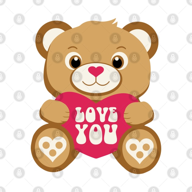 Love You Teddy by defytees