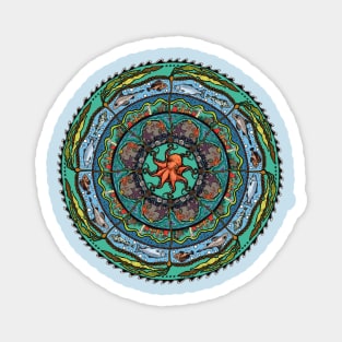 Salish Sea Mandala Magnet