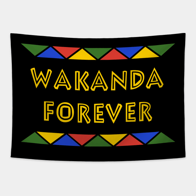 Wakanda T-Shirt Tapestry by mangobanana