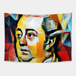 Edward Gibbon Abstract Portrait | Edward Gibbon Artwork 2 Tapestry