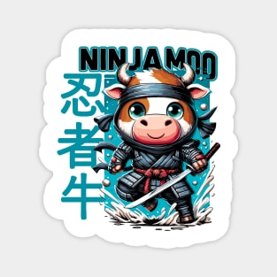 Ninja Moo Magnet