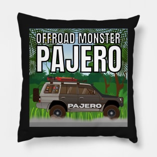 Off road Monster Pajero Pillow