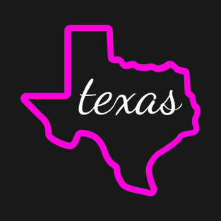 State of Texas Map T-Shirt