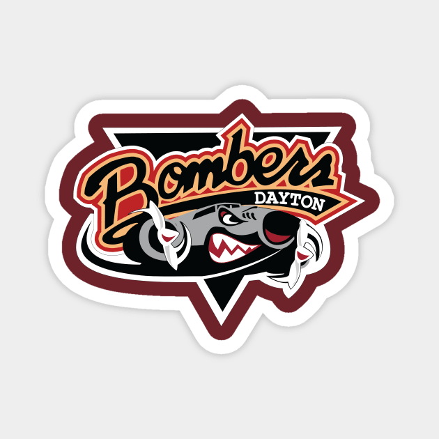 Dayton Bombers Magnet by MindsparkCreative