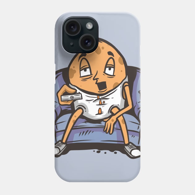 Couch Potato Watching TV Phone Case by SLAG_Creative