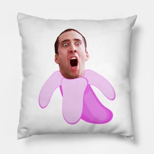 Nicholas cage banana Pillow