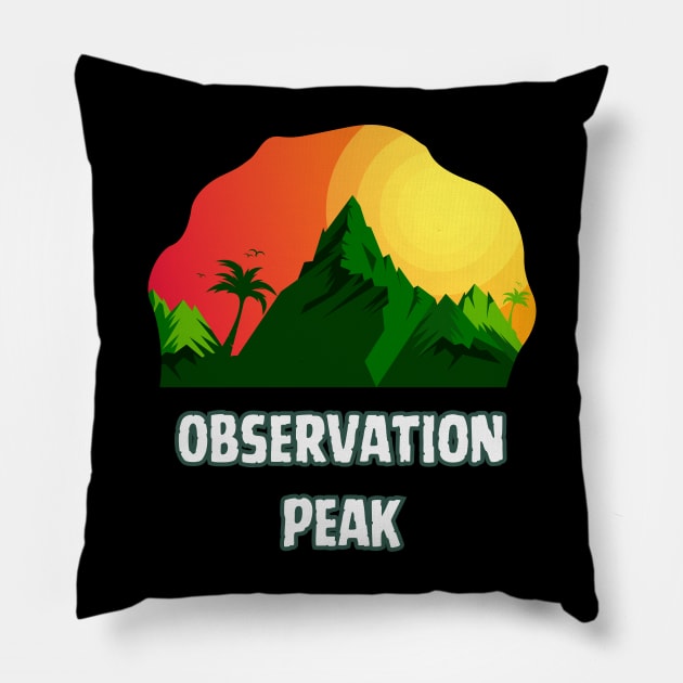 Observation Peak Pillow by Canada Cities