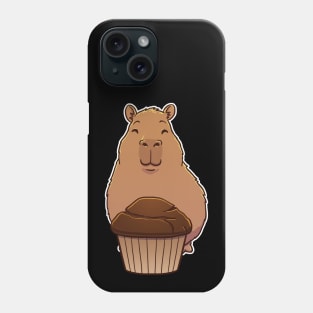 Capybara Chocolate Muffin Phone Case