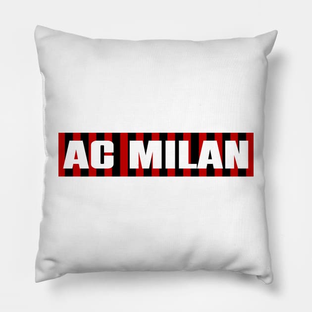 AC-Milan Pillow by lounesartdessin