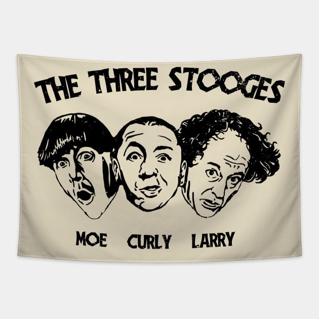 Classic Three Comedy Gift Men Women Tapestry by EulaWaltersPainting