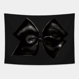 Black Gothic Classic Ribbon (Black Background) Tapestry