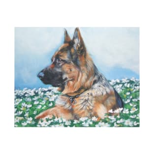 German Shepherd Fine Art Painting T-Shirt