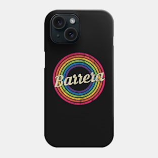 Barrera - Retro Rainbow Faded-Style Phone Case