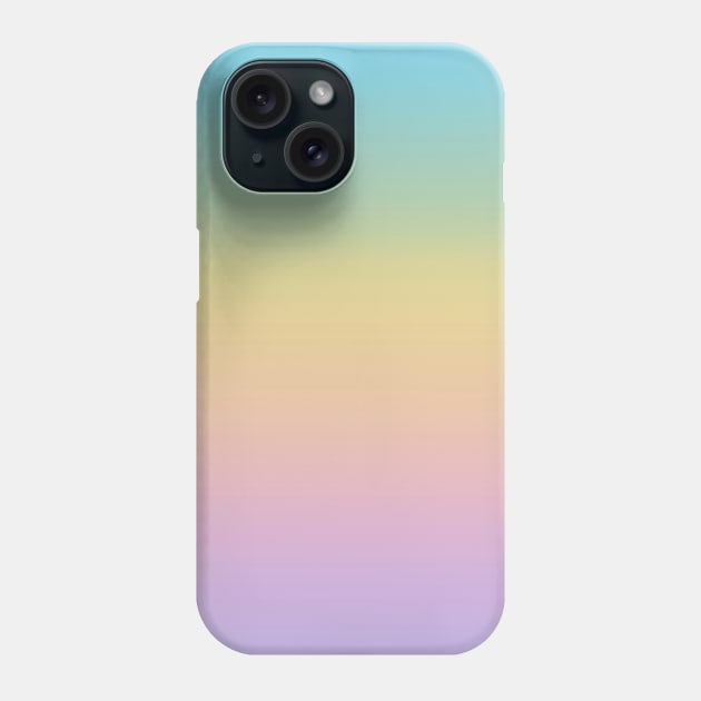 Pastel Rainbow Ombré Gradient Phone Case by Gsallicat