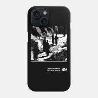 Personal Jesus - Depeche Mode / Minimal Graphic Artwork Design Phone Case