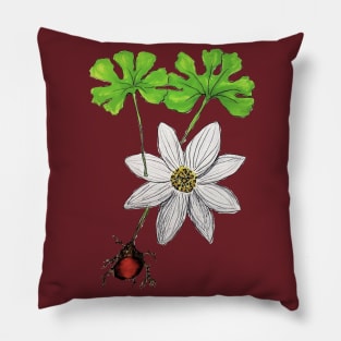Bloodroot Flower Pillow