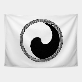 I Ching 004 - Work in Progress - White Background Tapestry