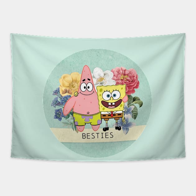 Spongebob and Patrick Tapestry by luliga