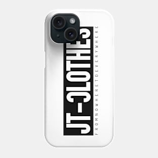 JT-Clothes Black logo stripes Phone Case