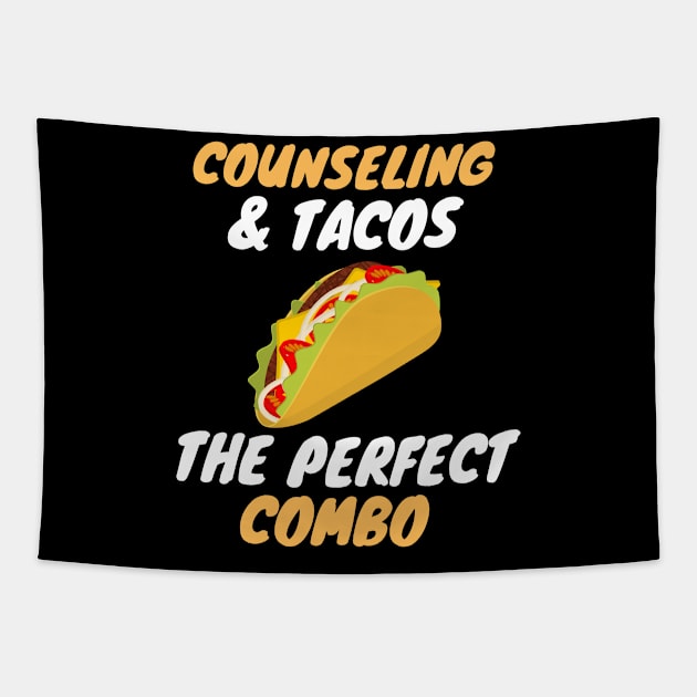 counseling taco lover Tapestry by SnowballSteps