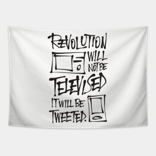 The revolution will not be televised Tapestry