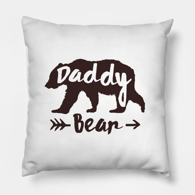 Daddy Bear Vintage Pillow by Kyandii