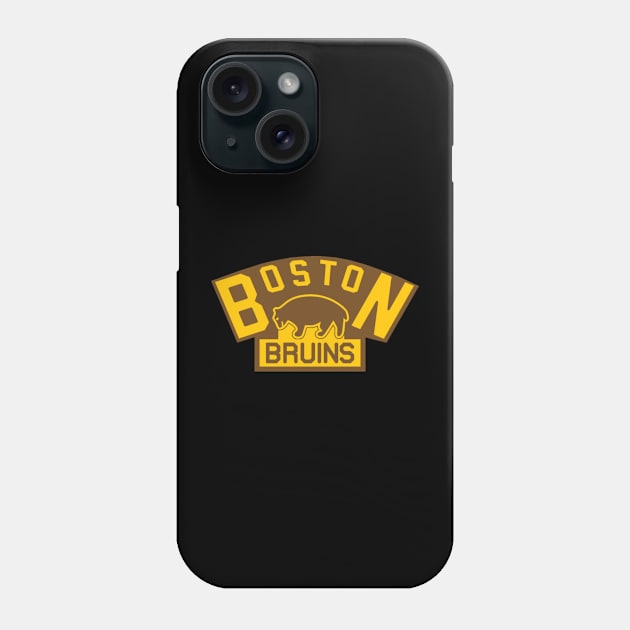 Vintage Boston Bruins Phone Case by Jedistudios 