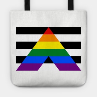 Straight Ally Flag Tote