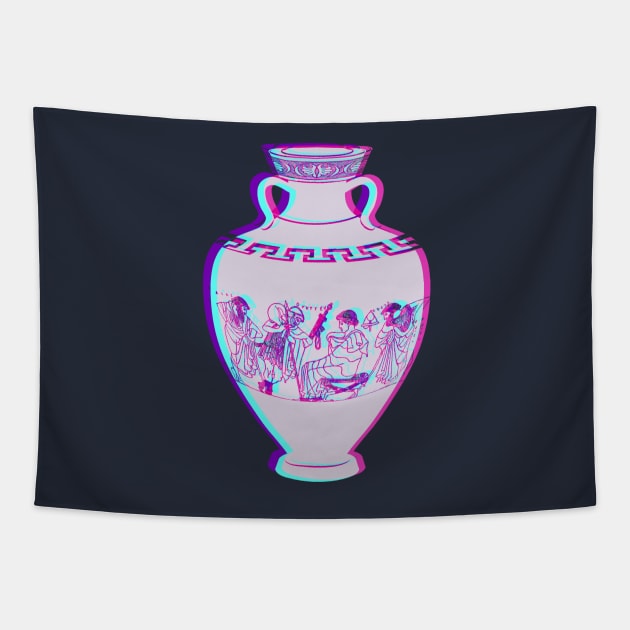 Ancient Greek Vase 1 Tapestry by indusdreaming