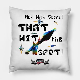 RPG: That Hit the Spot, v. Black Text Pillow