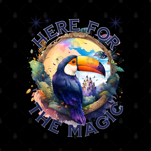 Here for the magic castle tucan Florida Orlando theme parks by Joaddo